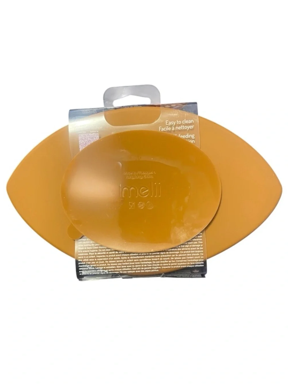 Melli Football Divided Silicone Suction Plate Kids Toddler Feeding - New